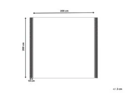 Alfombra De Algodón Beige Claro/negro 200 X 200 Cm ELDES 8 Alfombra De Algodón Beige Claro/negro 200 X 200 Cm ELDES -Beneton Alfombras Tienda d322b36a35536da8e5c07f713a47668dca01a23c 7133a143dd4747348c57be71554b5f73