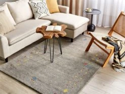 Alfombra De Lana Multicolor 140 X 200 Cm SEYMEN