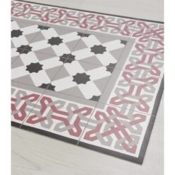 Alfombra Vinilo Baldosas Hidráulicas Modernistas Multicolor 90x270cm CAMELOT -Beneton Alfombras Tienda d762eaec205a1b3ade6b9799227975ea515b5d34 40908ca36f0e4e7baee844b296a494af