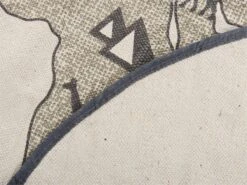 Alfombra De Algodón Gris Pardo/negro/azul ⌀ 120 Cm KESDA -Beneton Alfombras Tienda d91a5dfc69d090a3d557fa57a38ec5b7d391189f 8d8d62229fb74c62af79ed4607e643c1