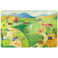 Beneton Alfombras Tienda 30 Alfombra Súper Suave Modelo Farm Multicolor 110x170cm FARM