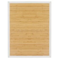 Alfombra De Bambú Natural Marron 170x240cm BAMBU