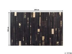 Alfombra De Piel De Vaca Marrón/beige Arena/negro 140 X 200 Cm ARTVIN -Beneton Alfombras Tienda e90156aa7c85db38d97eee447cab11d3ed67dcee de3e3281402340f983ab5dad8cd6de81