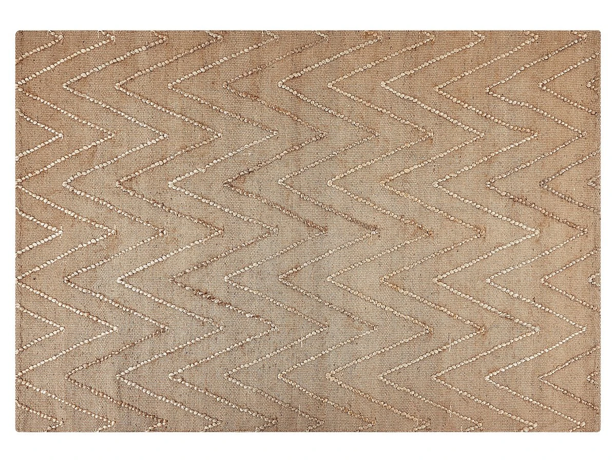 Alfombra De Yute Beige 140 X 200 Cm DADAY 4 Alfombra De Yute Beige 140 X 200 Cm DADAY - Imagen 4