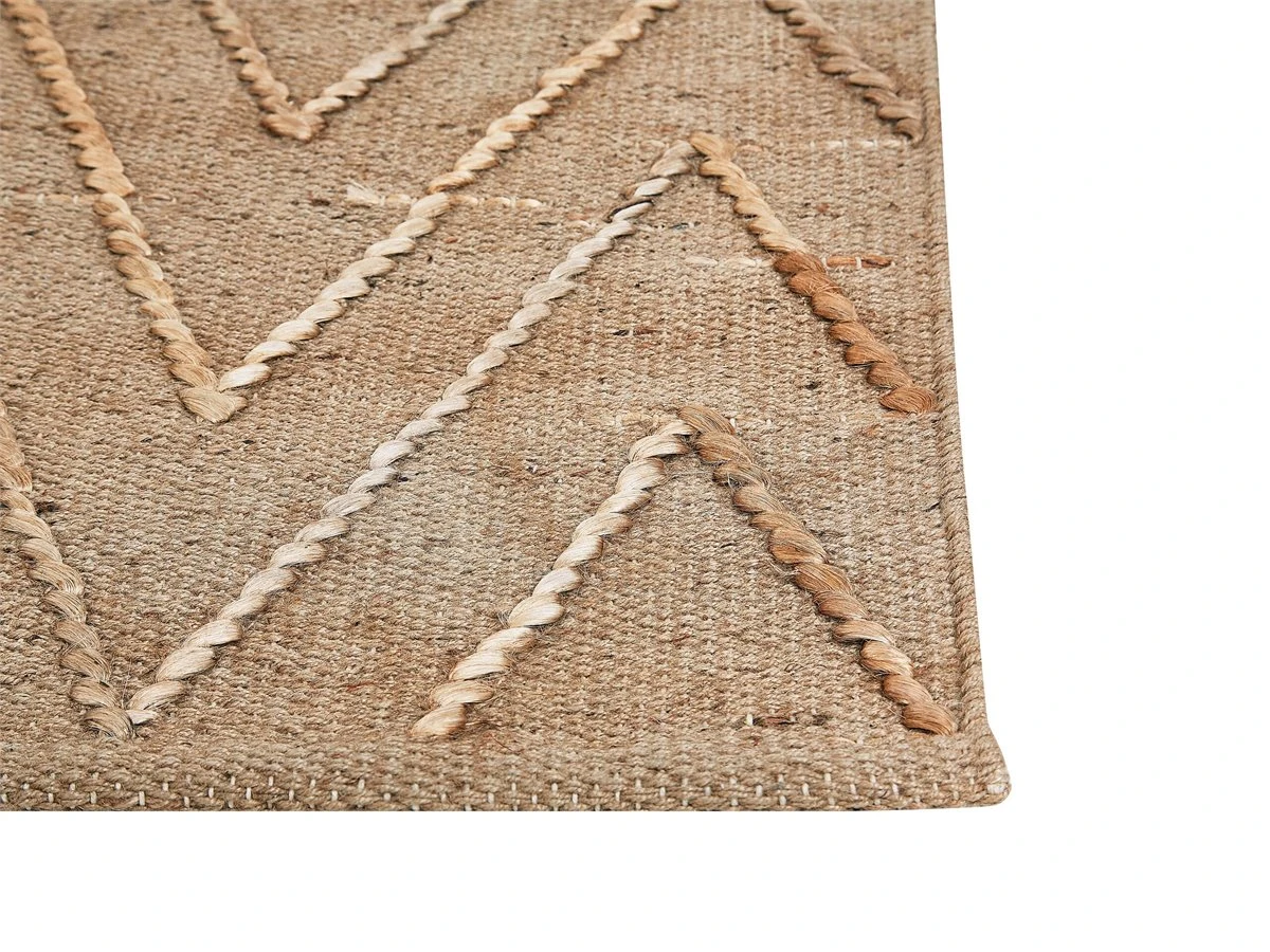 Alfombra De Yute Beige 140 X 200 Cm DADAY 7 Alfombra De Yute Beige 140 X 200 Cm DADAY - Imagen 7