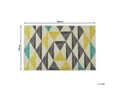 Alfombra Gris/amarillo/verde Menta 140 X 200 Cm KALEN -Beneton Alfombras Tienda f7671cfe303fb66ebb88d0e5a896878456a91776 5e35314738f94f4799032607bbe1cb50