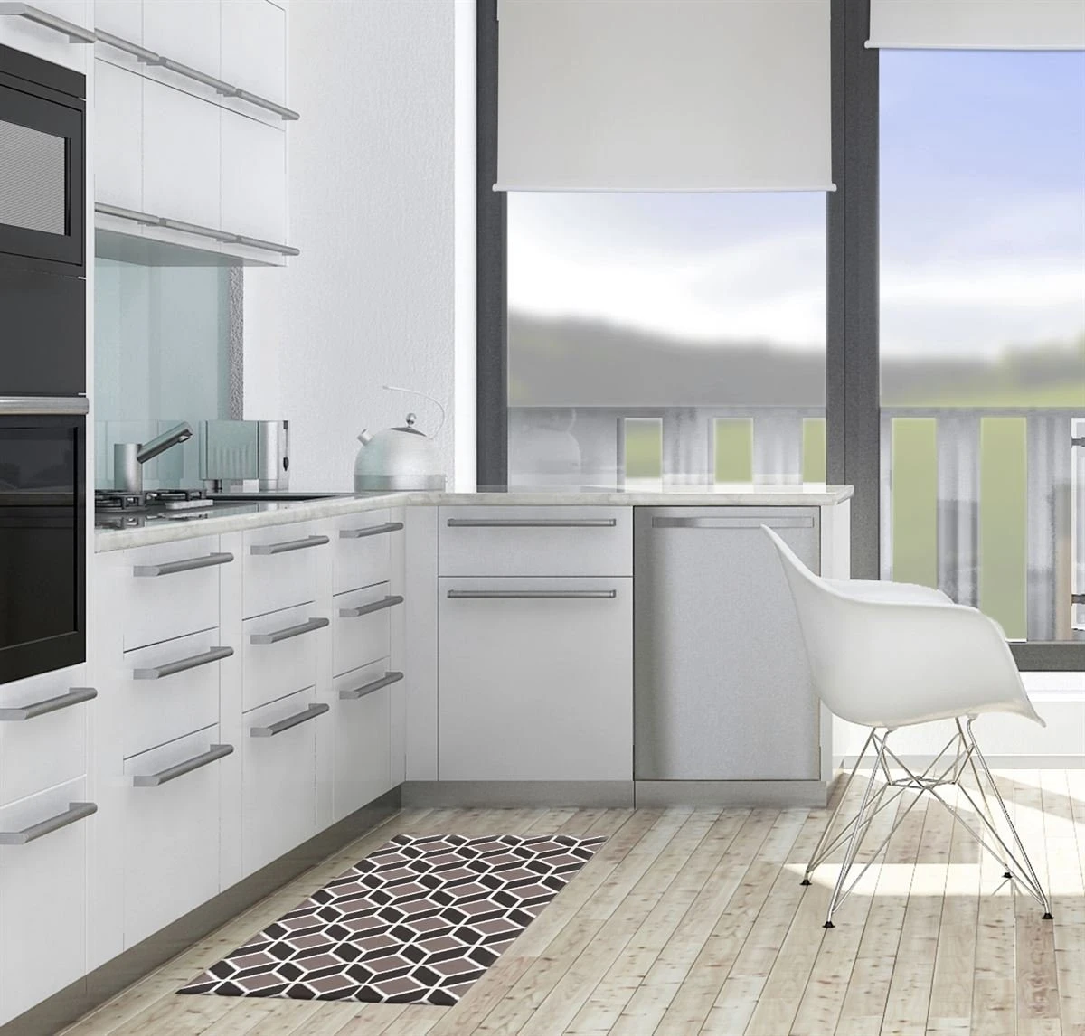 Alfombra Vinílica PANAL 45x65cm 2 Alfombra Vinílica PANAL 45x65cm - Imagen 2